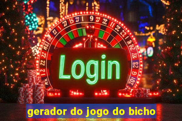 gerador do jogo do bicho